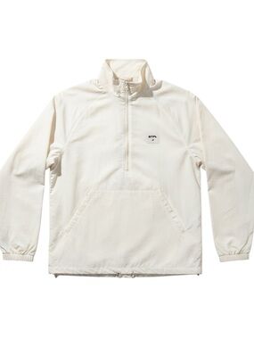 Staple Cream Half-Zip Windbreaker Pullover